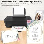 Heavyweight White Cardstock Paper - 30 Sheets