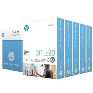 HP Office Paper 8.5 x 11, 20 lb, 2500 Sheets