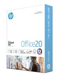 HP 8.5x11 Office Paper, 500 Sheets, 20 lb