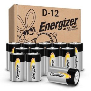 Energizer Size D Alkaline Batteries 12 Count Pack