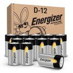 Energizer Size D Alkaline Batteries 12 Count Pack
