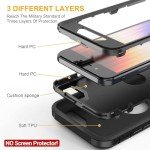 Heavy Duty iPhone SE/8/7 Shockproof Case - Black