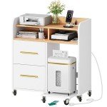 YITAHOME Charging File Cabinet for Home Office