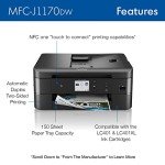 Brother MFC-J1170DW Wireless All-in-One Printer