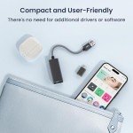 RUXELY USB 3.0 Gigabit Ethernet Adapter with USB-C