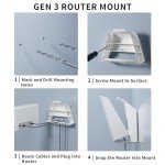 Starlink Gen 3 Router Wall Mounting Bracket Kit