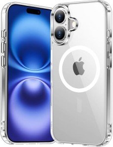 Temdan Clear iPhone 16 Case with MagSafe Compatibility