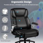 Ergonomic Big & Tall Executive Office Chair, 600lbs
