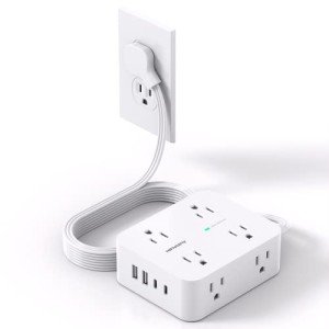 Surge Protector Power Strip with USB Ports 8 Outlets