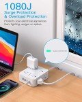 Surge Protector Power Strip with USB Ports 8 Outlets