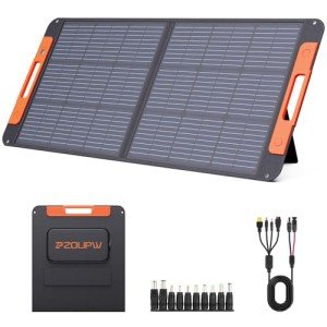 100W Portable Solar Panel Charger for Outdoors
