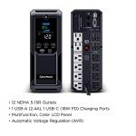 CyberPower 1500VA LCD UPS System with 12 Outlets