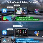 Gegaibe Wireless Car Stereo with Touch Screen