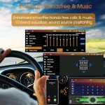 6.86'' Single Din Wireless Car Stereo with Apple CarPlay & Android Auto