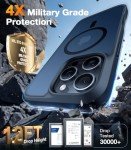 TORRAS Magnetic Shockproof iPhone 16 Pro Case
