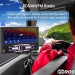 6.86'' Single Din Wireless Car Stereo with Apple CarPlay & Android Auto