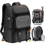 TARION Large Waterproof Camera Backpack for DSLR
