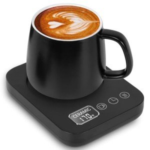 Smart Coffee Mug Warmer with Temperature Display