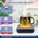 Smart Coffee Mug Warmer with Temperature Display