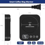 Smart Coffee Mug Warmer with Temperature Display