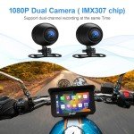 Portable Wireless Carplay & Android Auto Screen for Motorcycles