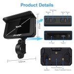 Portable Wireless Carplay & Android Auto Screen for Motorcycles