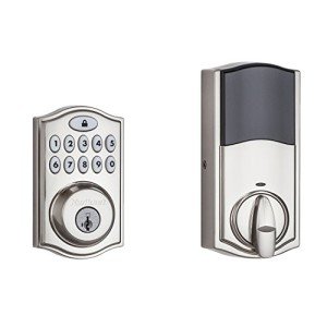 SmartCode Traditional Electronic Deadbolt with Z-Wave