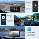 Wireless Apple CarPlay & Android Auto 7" Screen