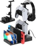 KAFRI Gaming Headset Stand with USB Charger