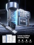 LISEN 65W Fast Car Charger for iPhone & Android
