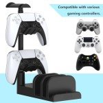 KAFRI Gaming Headset Stand with USB Charger