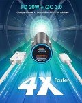 Apple MFi Certified Fast Car Charger with Cable