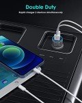 Apple MFi Certified Fast Car Charger with Cable