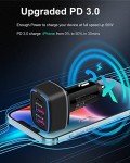 AILKIN 56W 3-Port Fast Car Charger