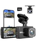 DELLFY 2K Front and Rear Dash Cam with WiFi