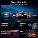 Dual Dash Camera 4K Front & 1080P Rear