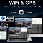 Dual Dash Camera 4K Front & 1080P Rear