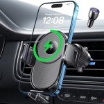 15W Wireless Car Charger with Auto Clamping Mount