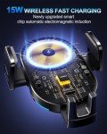 15W Wireless Car Charger with Auto Clamping Mount