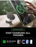 LISEN 15W MagSafe Car Charger & Phone Mount