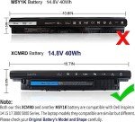 XCMRD 40Wh Li-ion Battery for Dell Laptops