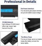 XCMRD 40Wh Li-ion Battery for Dell Laptops