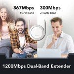 Reyee WiFi Extender AC1200 Dual-Band Signal Booster