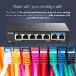 D-Link 7-Port 2.5GB Gaming Switch - Black