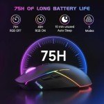 FFJ Wireless Gaming Mouse - 16,000 DPI, Rechargeable
