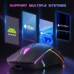FFJ Wireless Gaming Mouse - 16,000 DPI, Rechargeable