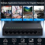 SODOLA 8 Port Gigabit Ethernet Switch - Fanless Design