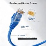 Cable Matters 5 ft 10Gbps Snagless Cat 6 Cable