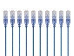 Monoprice SlimRun Cat6A Ethernet Cable, 10-Pack