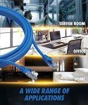 6 Ft Cat 6 Ethernet Cable 2 Pack - Blue & Black